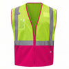 G - Line Eco - Friendly Class 2 Hi - Vis Vest with Colored Trim & Bottom - Gorvex.com