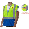 G - Line Eco - Friendly Class 2 Hi - Vis Vest with Colored Trim & Bottom - Gorvex.com