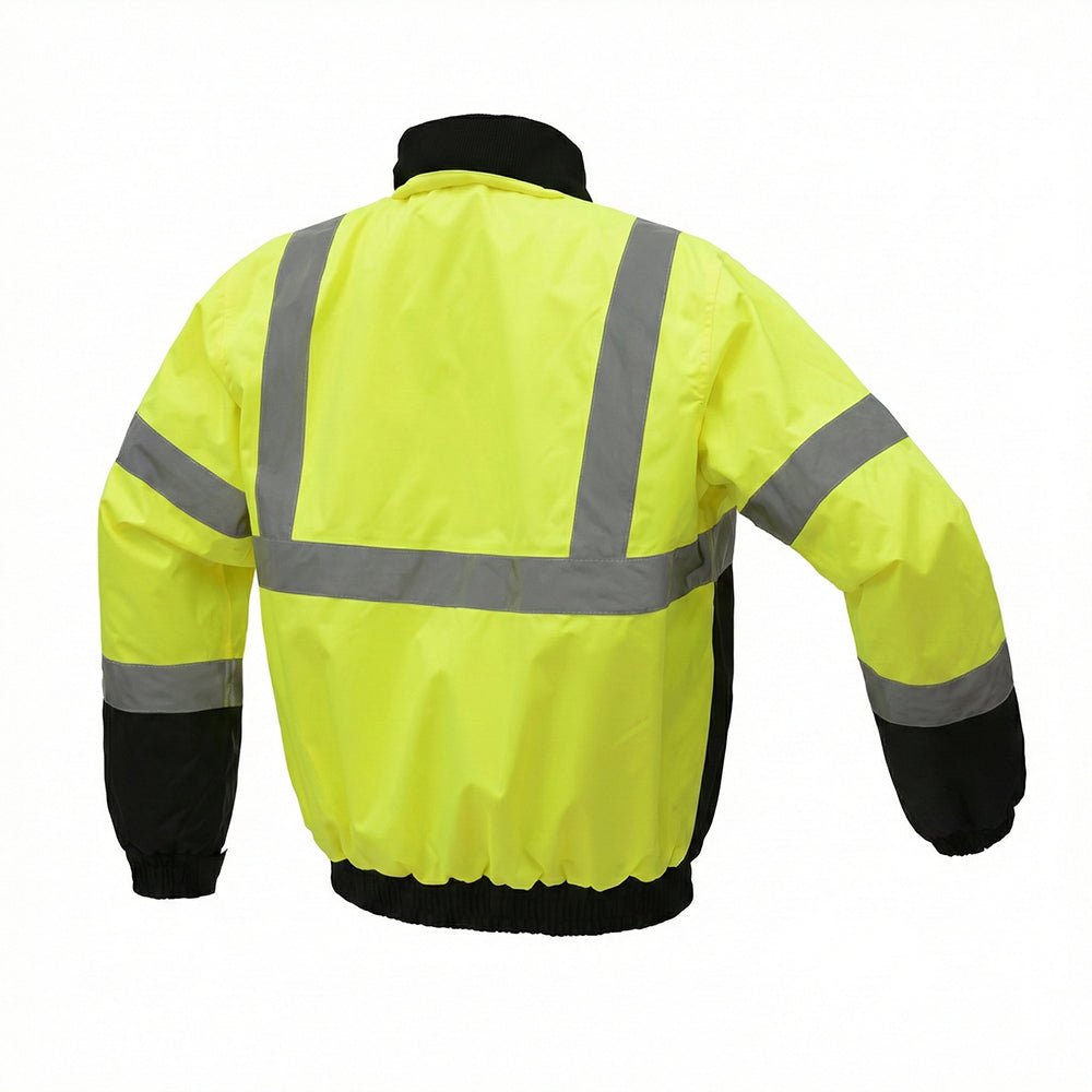 G - Line Hi - Vis Class 3 Heated Safety Jacket with Detachable Hood - Gorvex.com
