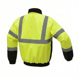 G - Line Hi - Vis Class 3 Heated Safety Jacket with Detachable Hood - Gorvex.com
