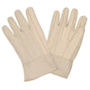 G - Line Nap - Out Double Palm Cotton/Polyester Gloves, Quilted + Band Top, 1 dozen (12 pairs) - Gorvex.com