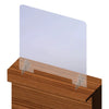 G - Line Short Opening Free Standing Acrylic Partition with Feet - Gorvex.com