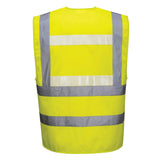 Portwest G470 Glowtex Hi Vis Triple Tech Vest with Hook & Loop Closure