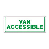 Van Accessible - Handicapped Parking Sign