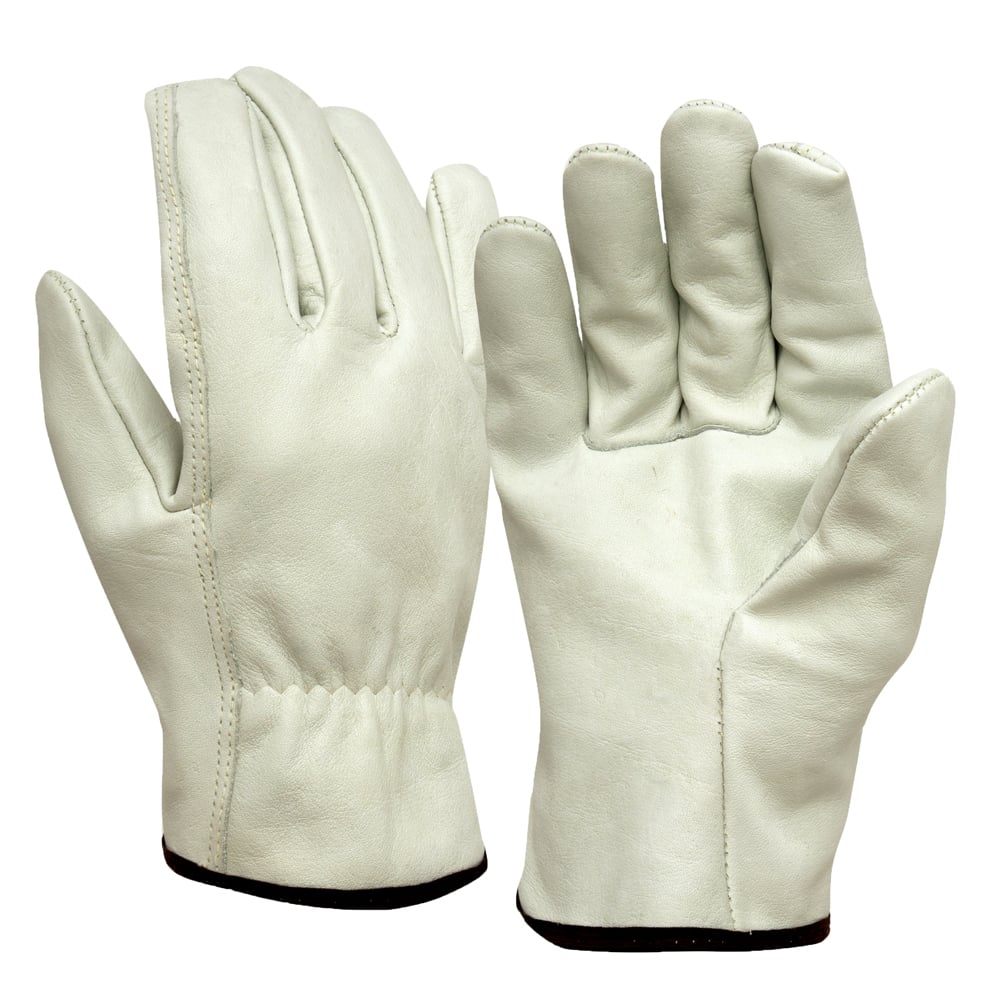 Pyramex GL2004 Select Grain Cowhide Straight Thumb Driver Gloves, 1 pair