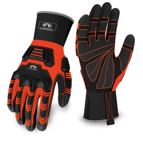 Pyramex Ultra Impact Series Gloves, GL801 Series, 1 pair