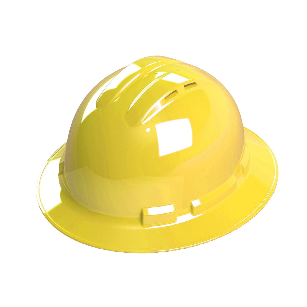 Duo Safety™ Vented Full Brim Hard Hat with 4 Point Suspension