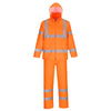 Portwest H448 Hi-Vis Packaway Rain Suit with Vented Back Yoke