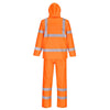 Portwest H448 Hi-Vis Packaway Rain Suit with Vented Back Yoke