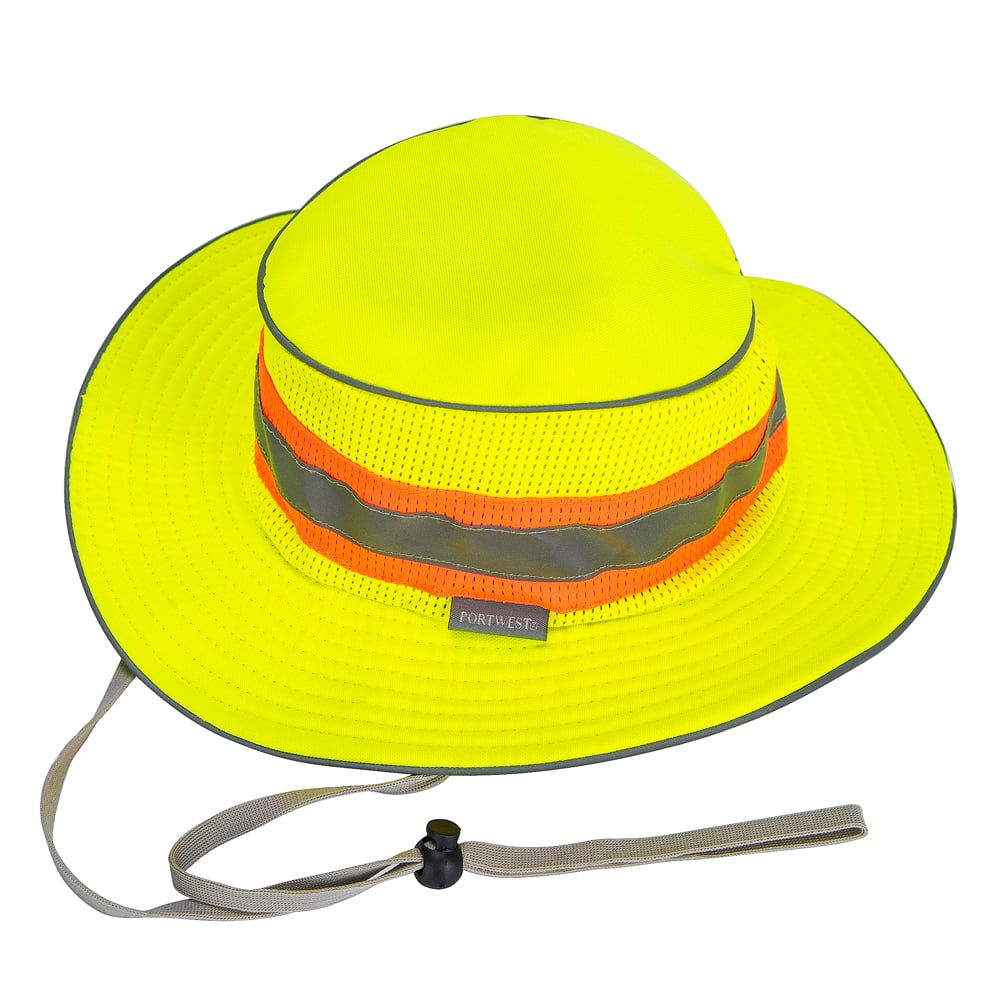 Portwest HA15 Hi Vis Ranger Hat with Reflective Brim