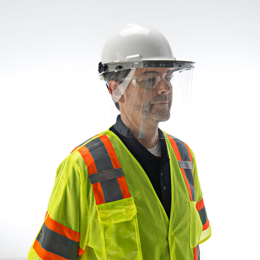 Cordova HFS1 Polyester Face Shield for Duo Safety Hard Hat