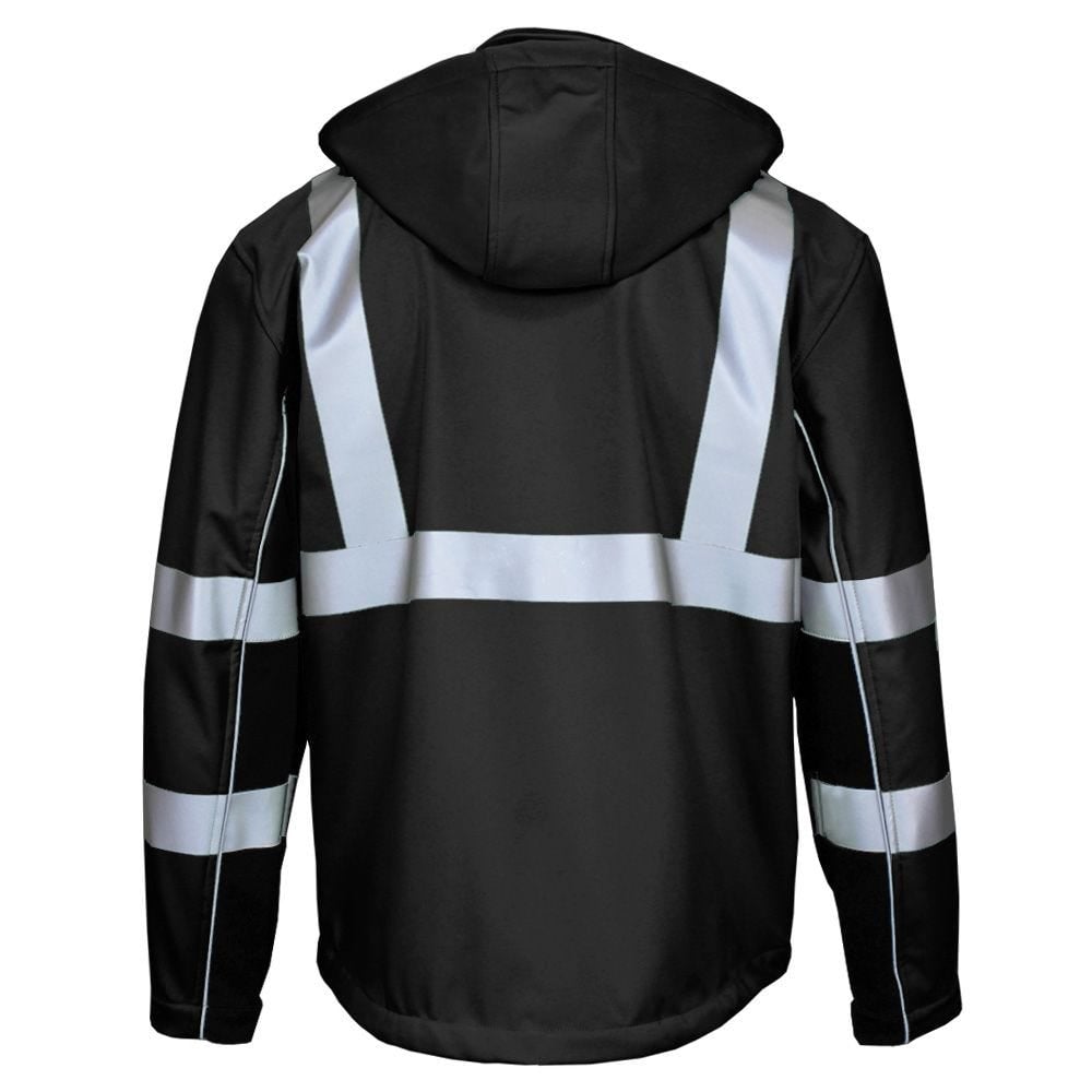 Heavy Duty Fleece Softshell Sweatshirt with Black Bottom, Class 3 - Gorvex.com