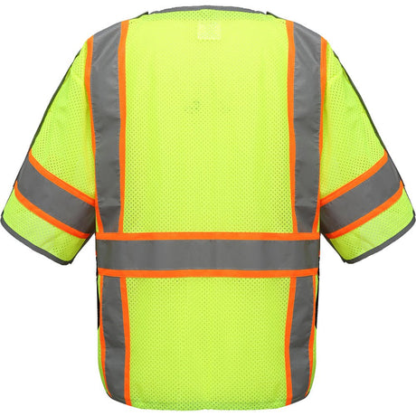 Hi Vis Class 3 Breakaway Vest with Reflective Trim - Gorvex.com