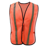 Hi - Vis Enhanced Visibility Mesh Vest with Elastic Sides, One Size - Gorvex.com