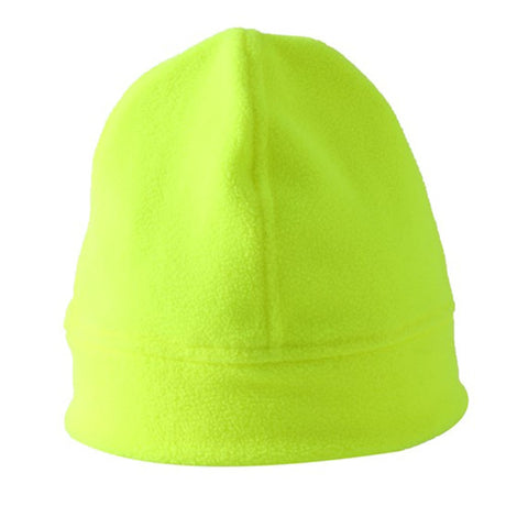 Hi - Vis Fleece Beanies, Hi - Vis Lime, O/S - Gorvex.com