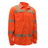 Hi - Vis Safety Shirt, Lightweight Button Down, Class 3 - Gorvex.com