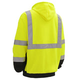 Hi - Vis Safety Sweatshirt, Fleece Pullover, Class 3 - Gorvex.com