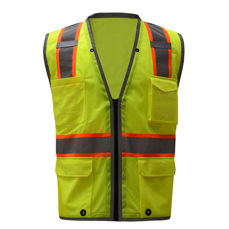 Hi - Vis Safety Vest, Brilliant Premium Class 2 - Gorvex.com