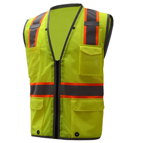 Hi - Vis Safety Vest, Brilliant Premium Class 2 - Gorvex.com