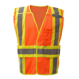 Hi - Vis Safety Vest, Expandable Breakway, Standard Class 2 - Gorvex.com