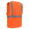 Hi - Vis Safety Vest, Mesh with Hook & Loop Closure, Standard Class 2 - Gorvex.com