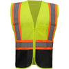 Hi - Vis Safety Vest, Two - Tone Mesh with Zipper Closure, Class 2 - Gorvex.com