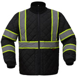 Hi - Vis Two - Tone Quilted Safety Jacket, Class 3 - Gorvex.com