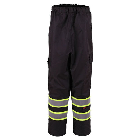 Hi - Vis Two - Tone Rain Pants with Black Bottom, Premium Class E - Gorvex.com