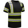 Hi - Vis Two - Tone Safety T-Shirt with Chest Pocket, Class 3 - Gorvex.com