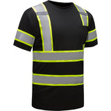 Hi - Vis Two - Tone Safety T-Shirt with Chest Pocket, Class 3 - Gorvex.com