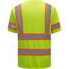 Hi - Vis Two - Tone Safety T-Shirt with Chest Pocket, Class 3 - Gorvex.com