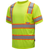 Hi - Vis Two - Tone Safety T-Shirt with Chest Pocket, Class 3 - Gorvex.com