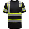 Hi - Vis Two - Tone Safety T-Shirt with Chest Pocket, Class 3 - Gorvex.com