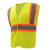 Hi - Vis Vest, Two Tone Mesh with Hook & Loop Closure, Standard Class 2 - Gorvex.com