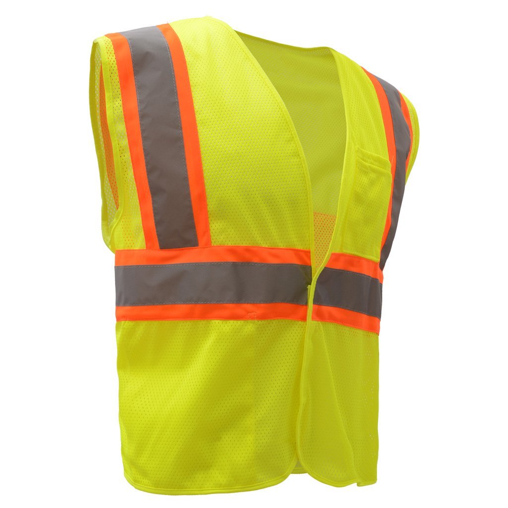 Hi - Vis Vest, Two Tone Mesh with Hook & Loop Closure, Standard Class 2 - Gorvex.com