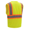 Hi - Vis Vest, Two Tone Mesh with Hook & Loop Closure, Standard Class 2 - Gorvex.com