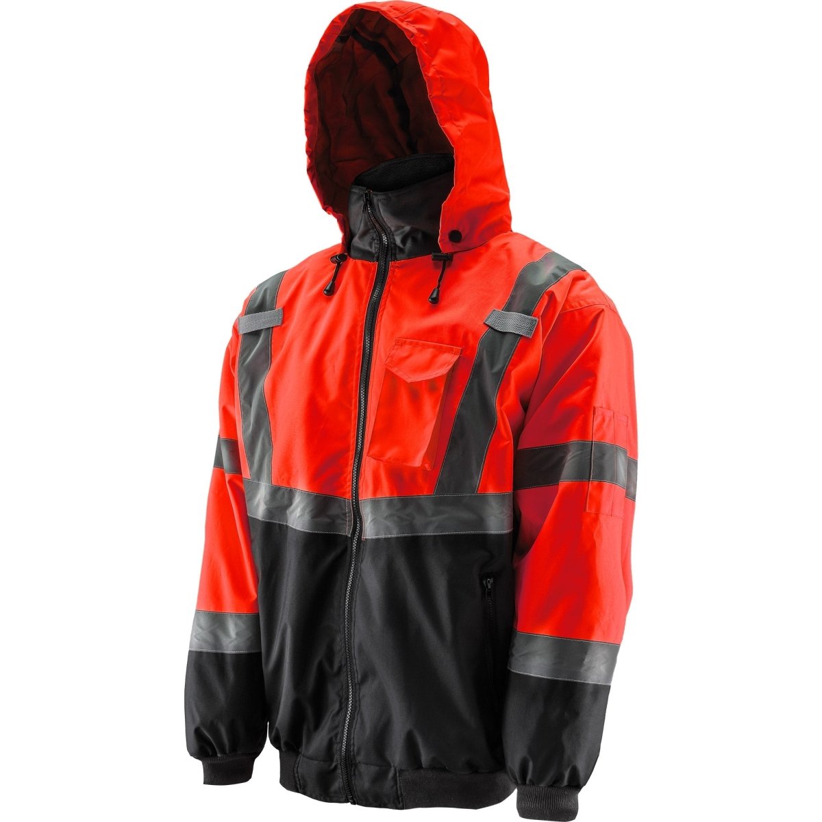 Hi-Viz Orange Bomber Jacket - Gorvex.com