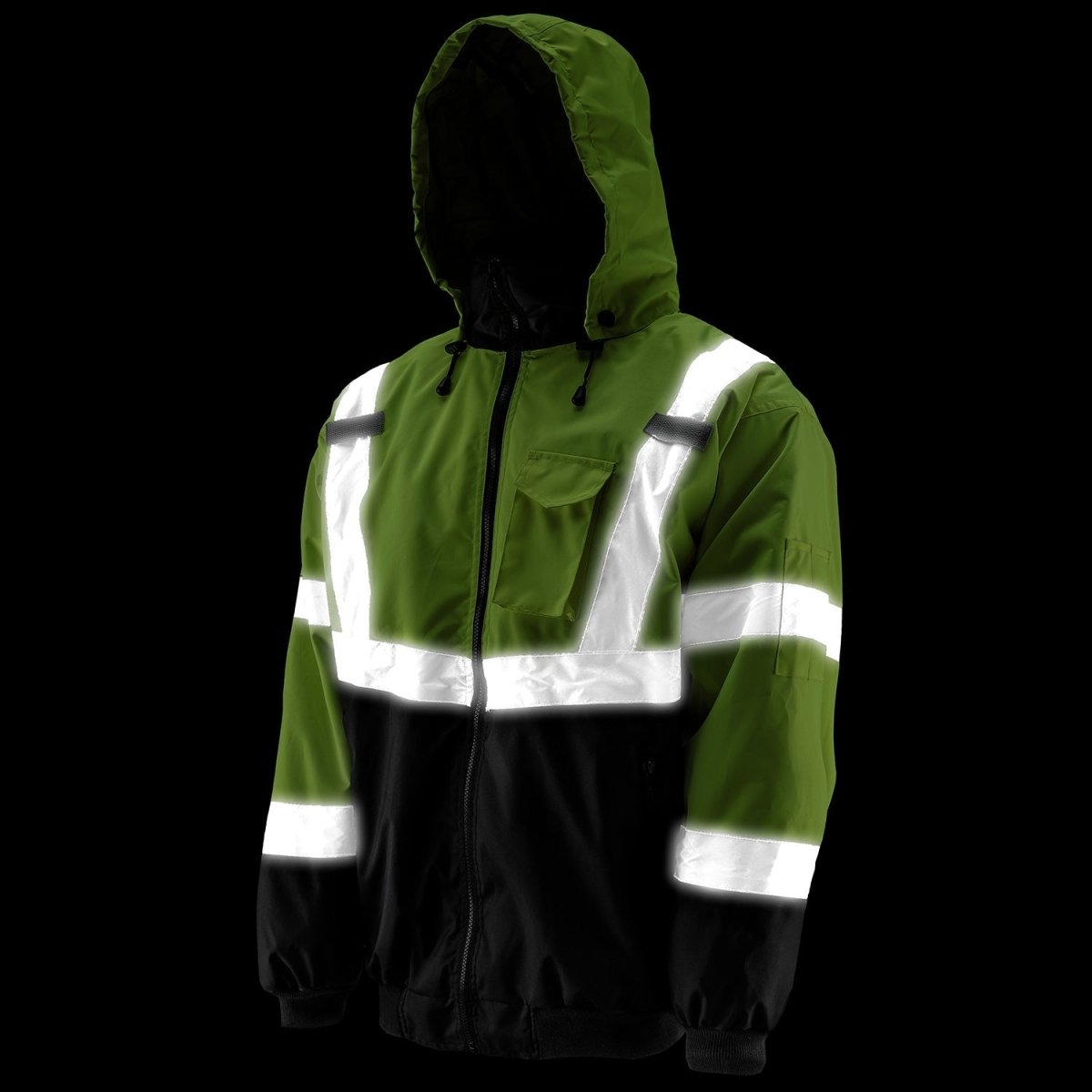 Hi-Viz Yellow Bomber Jacket - Gorvex.com