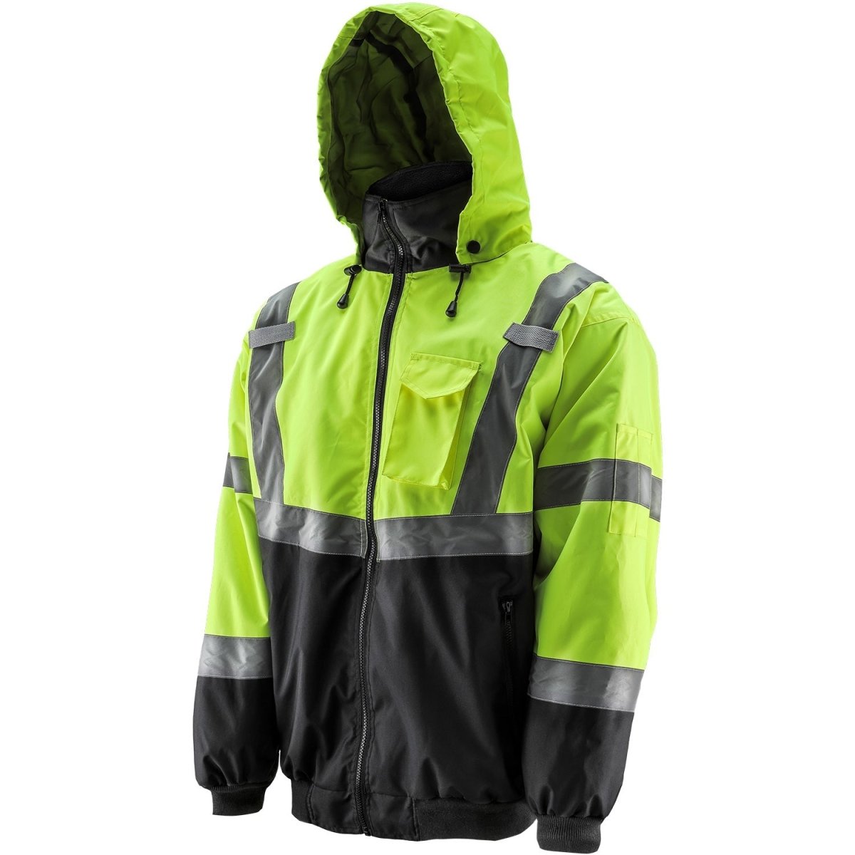 Hi-Viz Yellow Bomber Jacket - Gorvex.com