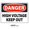 High Voltage Keep Out - Danger Sign - Gorvex.com