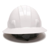 Pyramex SL Series Full Brim Hard Hat, 4 Pt Ratchet Suspension