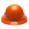 Pyramex SL Series Full Brim Hard Hat, 4 Pt Ratchet Suspension