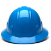 Pyramex SL Series Full Brim Hard Hat, 4 Pt Ratchet Suspension