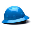 Pyramex SL Series Full Brim Hard Hat, 4 Pt Ratchet Suspension