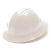 Pyramex Full Brim Hard Hat, 6 Pt Ratchet Suspension