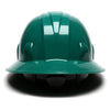 Pyramex Full Brim Hard Hat, 6 Pt Ratchet Suspension