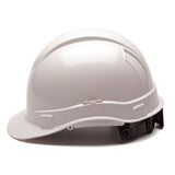 Pyramex Ridgeline 4 Pt Ratchet Cap Style Hard Hat, CSA Version