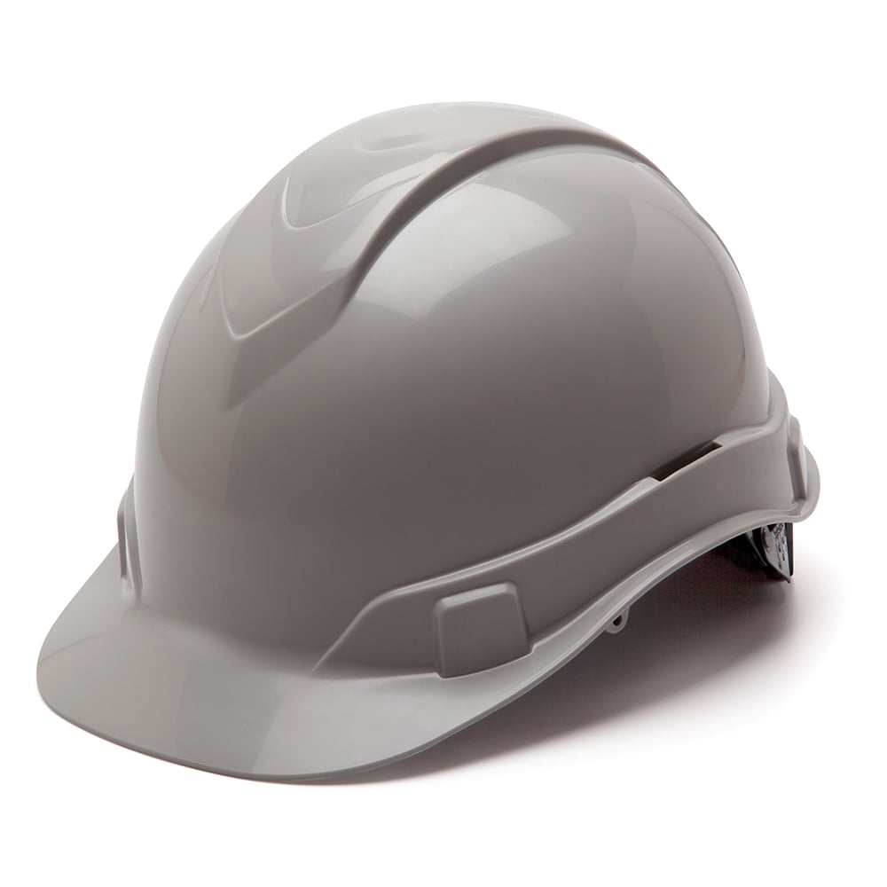 Pyramex Ridgeline Cap Style Hard Hat, 4 Pt Ratchet Suspension