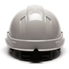 Pyramex Ridgeline Cap Style Hard Hat, 4 Pt Ratchet Suspension