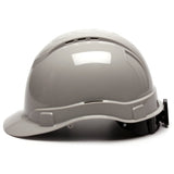 Pyramex Ridgeline Vented Cap Style Hard Hat, 4 Pt Ratchet